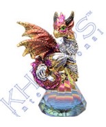 Red Dragon on a Prism Fantasy Figurine  - $16.99