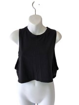 Lululemon Cropped Tank Top Womens Size?  Black  Athletic Top - £13.34 GBP