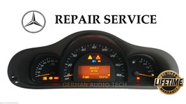 MERCEDES BENZ C200 C230 KOMPRESSOR ELEGANCE INSTRUMENT CLUSTER - REPAIR ... - €129,88 EUR