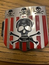 187 belt buckle Skulls and Stripes - $9.90