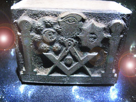 HAUNTED ANTIQUE INK STAMP MASTER ILLUMINATI BLESSINGS MARK OF ENERGY OOAK MAGICK image 2