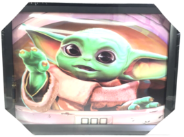 Star Wars Baby Yoda 3D 3 Dimension Lenticular Picture With Plastic Frame Sealed - £18.53 GBP