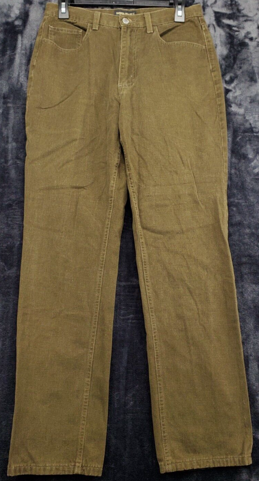 Primary image for Banana Republic Jeans Womens Size 8 Green Denim Cotton Flat Front Medium Wash
