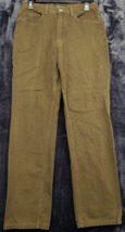 Banana Republic Jeans Womens Size 8 Green Denim Cotton Flat Front Medium Wash - £15.08 GBP