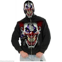Hi Ya Roy Evil Clown Hoodie Adult Halloween Accessory Costume Men&#39;s Size Xlarge - £35.51 GBP