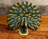 Jere! Luxury Gifts Proud As A Peacock Bejeweled Enameled Trinket Box - $48.37