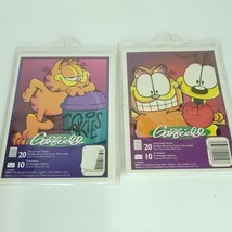 Lot of 2 Garfield Odie Stationary 40 Sheets 20 Envelopes Total Cookies NEW - £18.63 GBP