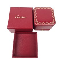  CARTIER Ring Gift Box Red Jewerly Storage Genuine Case Accesory SET ‼️E... - $55.00