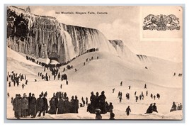 Americana Falls Ice Mountain Frozen Niagara New York Ny Unp DB Cartolina Z7 - £2.67 GBP