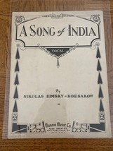 A Song Of India Sheet Music - £31.19 GBP