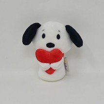 Hallmark Itty Bittys Peanuts Snoopy Red Heart Valentine Mini Plush Stuffed 4&quot; - £8.52 GBP