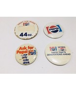 Vintage Pepsi Cola Advertising Buttons (Lot of 4) Meet the Boss USA Pinback - $34.89 CAD