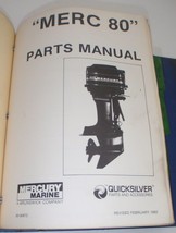 1982 Mercury Outboard &quot;Merc 80&quot; Parts Manual - £11.13 GBP