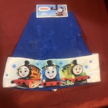 Thomas &amp; Friends Santa Hat Unisex Pom-Pom Holiday Christmas Snowflake NEW - $15.72