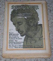 Bob Dylan Rolling Stone Magazine Vintage 1972 Biography Part I Mahalia J... - $24.99