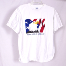 Proud to be An American Tee Shirt Size Large - £7.21 GBP