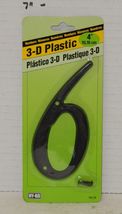 HY-KO 4" 3-D Plastic Number Six 6 with Mounting Screws - $6.92