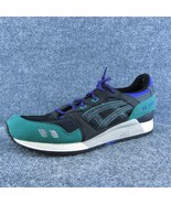 ASICS Gel Lyte 3 H2B4N Men Sneaker Shoes Green Leather Lace Up Size 11 M... - £58.42 GBP