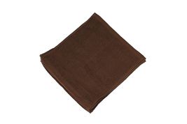 12 Pack Linteum Textile 12x12 in WASHCLOTHS Brown Face Towels, 100% Soft... - £15.12 GBP