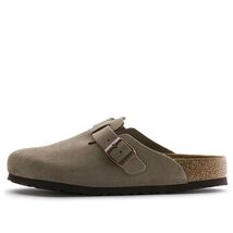 BirkenstockBoston Soft Footbed Suede Wide 'Taupe' - US SIZES - $166.00