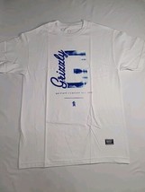 Grizzly Griptape Sz M Blue Heaven Skateboard T Shirt White Streetwear  - £19.37 GBP