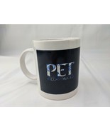 Pet Incorporated Coffee Cup Mug Raised Logo Navy Blue Advertising - £16.87 GBP