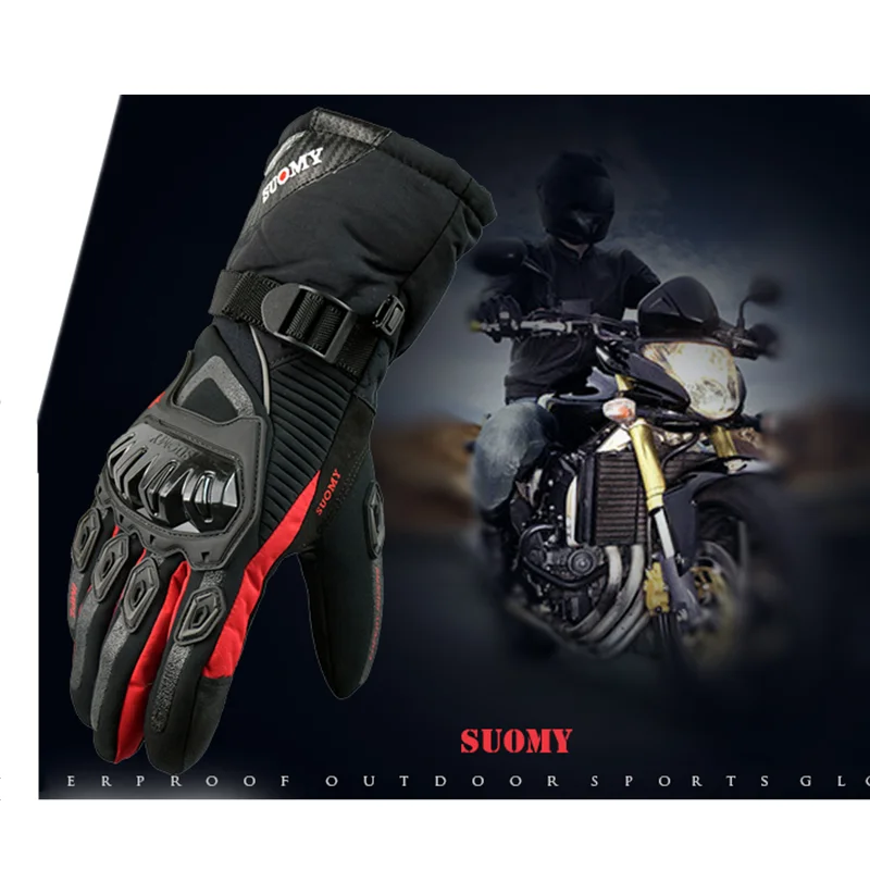 SUOMY 100% Waterproof Windproof Motorcycle Gloves Heated Thermal Cotton ... - $29.03+