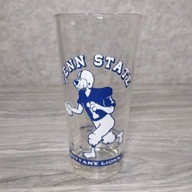 Vtg 1970s Penn State Nittany Lions Football Glass PSU Terrace Room Main Campus - £17.95 GBP