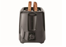 2-Slice Toaster with 6 Shade Settings and Removable Crumb Tray, Black - £18.34 GBP