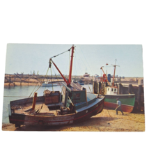 Postcard Rock Harbor Orleans Cape Cod Massachusetts Boat Chrome Unposted - $10.58