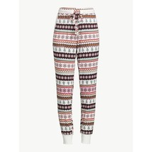 Women&#39;s Joyspun Hacci Knit Sleep Jogger Pajama Pants Size Large 12-14 Nwt - £6.19 GBP