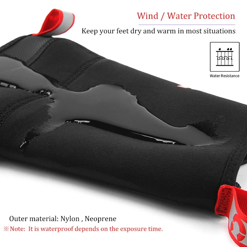 Sporting Cycling Boot Covers MTB Shoe Covers Winter Warm Thermal Neoprene Oversh - £31.38 GBP