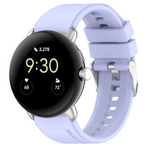 Google Pixel Watch Metal Connector + Solid Color Silicone Watch Band - £10.38 GBP