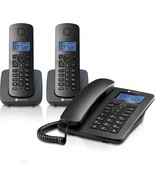 Black (C4202) Motorola Voice C42 Corded Phone System 2 Digital, Call Block. - £92.00 GBP