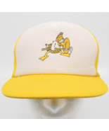 Youngan Spartan Duck w/ Hoe Logo Snapback Trucker Hat Foam Mesh Cap Yellow - £13.85 GBP