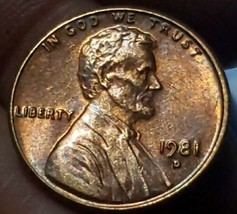 1981-d Lincoln Cent DDO/DDR FREE SHIPPING  - £5.47 GBP