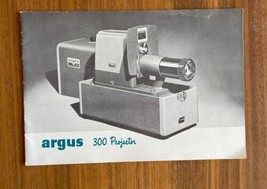 Argus 300 Projector Booklet Vintage - £7.47 GBP