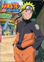 Naruto Anime Naruto Uzumaki Standing Image Metal Sign 8.25 x 11.5 NEW SE... - $5.94