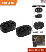 2PCS Heavy-Duty Rubber Exhaust Hanger - High-Density Muffler Insulator &amp;... - $10.88