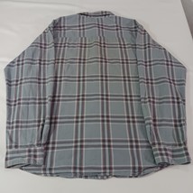 Columbia AM7968 Men's Gray Cotton Plaid Rapid Rivers II Button-Down Shirt Size L image 2