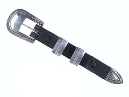 Sampson Werito Navajo Sterling 3/4&quot; ranger belt buckle set - £241.53 GBP