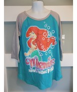 Disney Little Mermaid Mermaids Have More Fun T-shirt Size L Girl&#39;s - $261.50 MXN