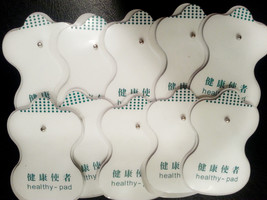 Replacement Pads 5 Pairs (10) for Electronic/Digital Massager/Acupuncture/TENS - £10.87 GBP