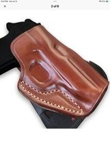 Fits WALTHER PKK/S 3.3”BBL Leather Paddle Holster With Open Top #1170# RH image 2