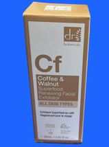 Dr. Botanicals Coffee &amp; Walnut Superfood Renewing Facial Exfoliator 1.01... - $14.84