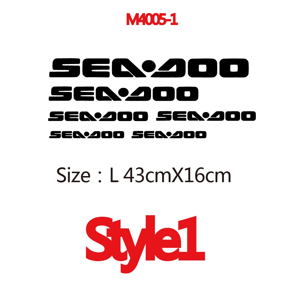 For 1set 6pcs brp sea doo racing sticker thumb200