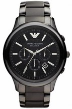 Armani AR1452 Men´s Black Ceramica Chronograph Bracelet Watch - $2,965.63 MXN