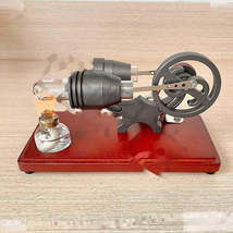 Stirling Engine Model Small Invention Generator Power Rangers Turbo Science Scie - £56.68 GBP+