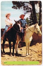 Colorado Postcard Couple On Horses Western Dress Noble Rembrandt A177 - £2.32 GBP