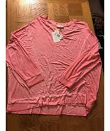 Pink Rose Womens Long Sleeve Shirt Size 2X 0038 - €41,65 EUR